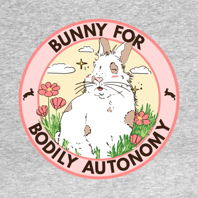 Bunny for Bodily Autonomy! by Liberal Jane Illustration